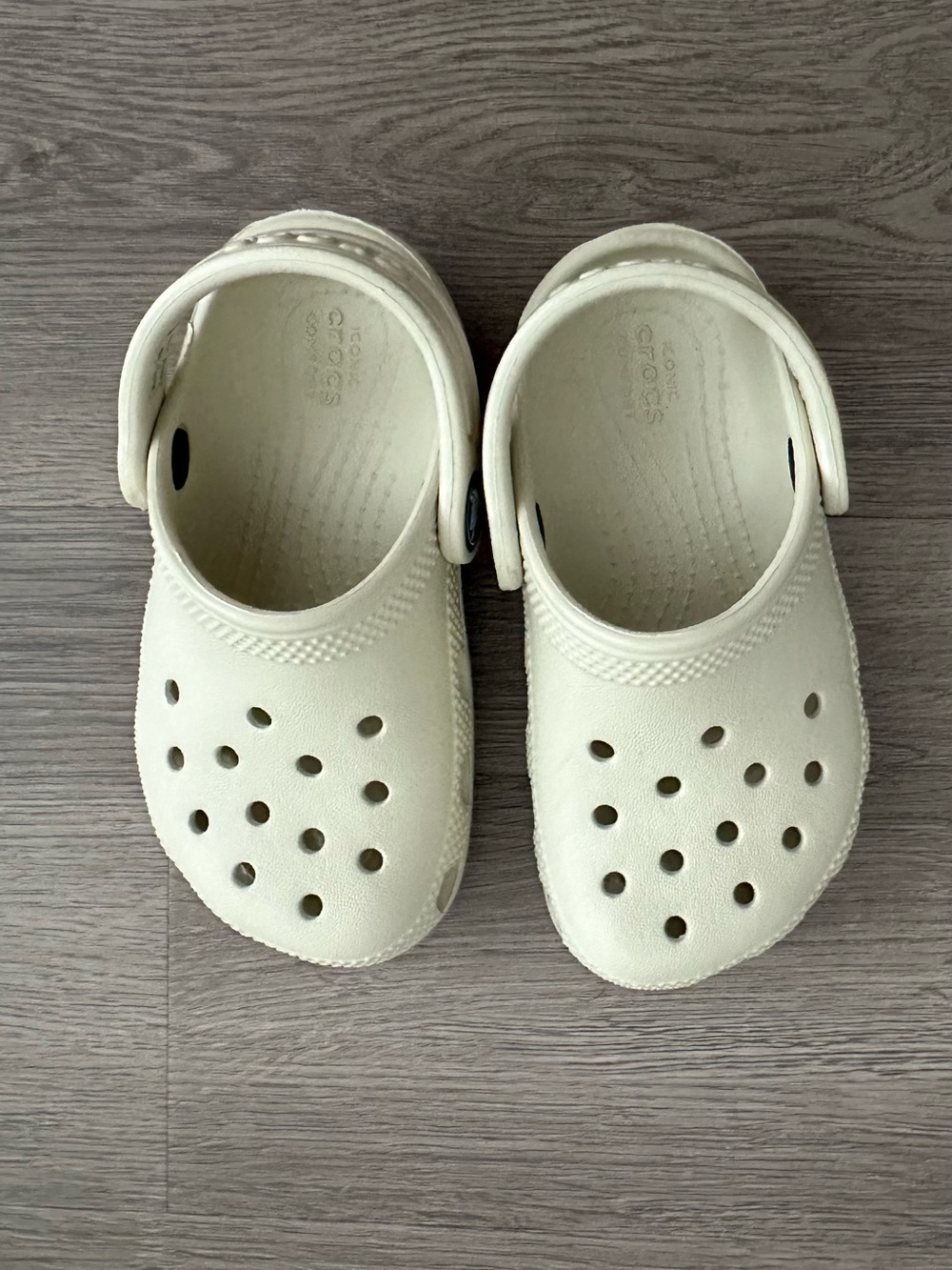 CROCS Kids Classic Clogs - Cream